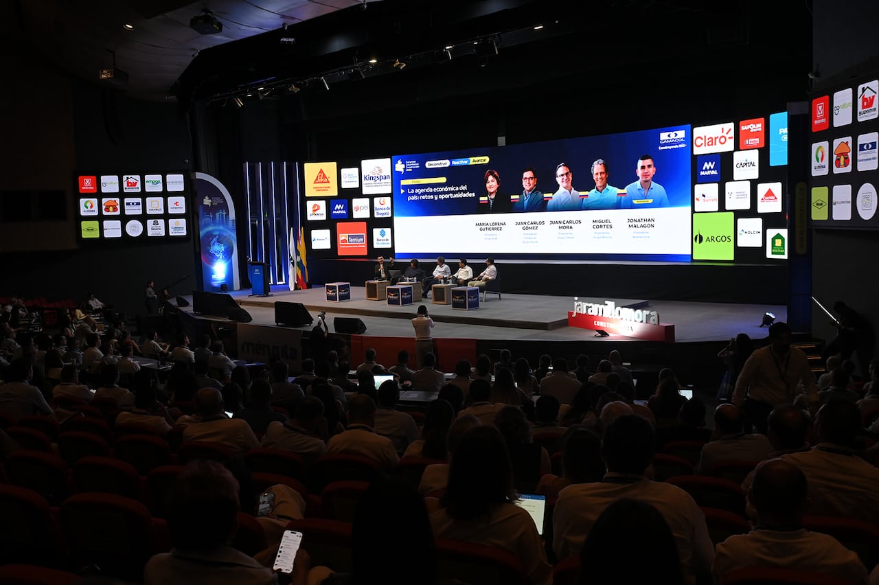 Banqueros presentaron propuestas para el crecimiento el país en el Congreso Colombiano de la Construcción. Foto suministrada por Camacol.
