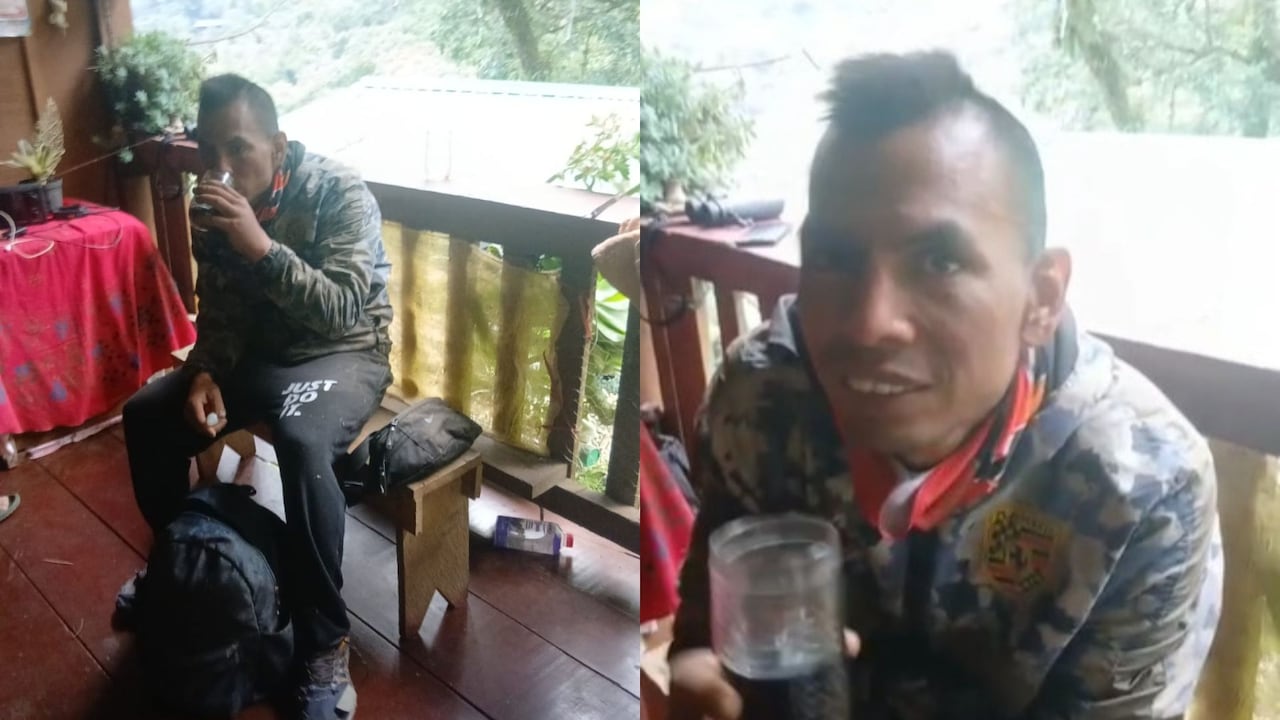 Cristian Alexander Muñoz, el joven deportista rescatado con vida tras permanecer varios días perdido en los Farallones de Cali, tras ser atendido por personal de Cruz Roja y Parques Nacionales.