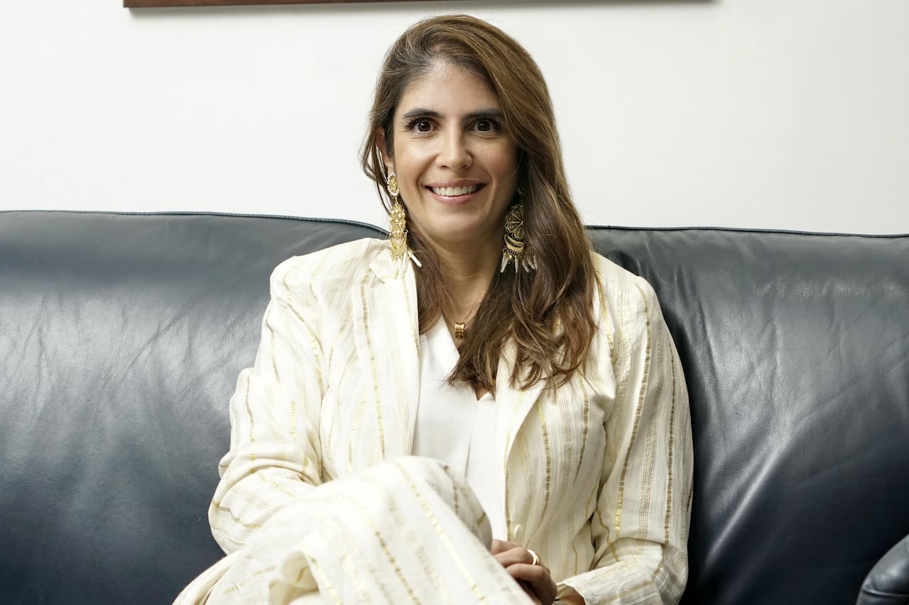 María del Mar Palau Madriñán se convierte en la primera mujer en ejercer como presidente de la Cámara de Comercio de Cali. Foto Jorge Orozco.