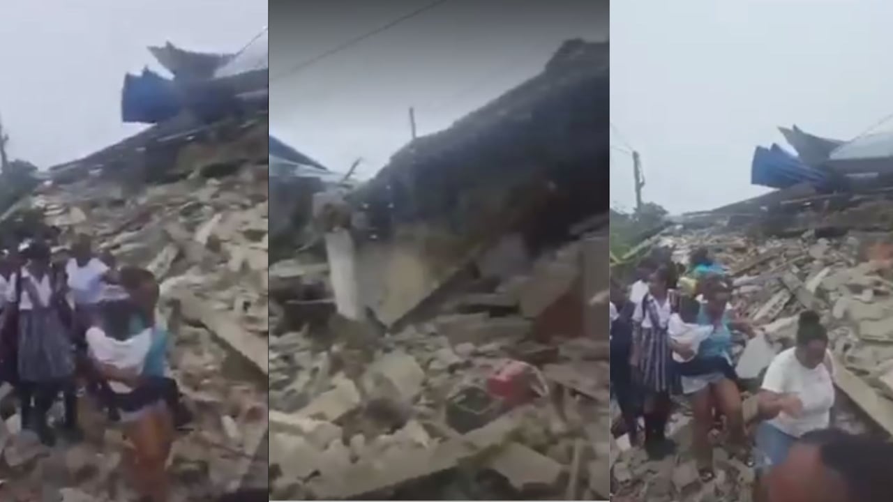 Imágenes registran los daños y afectaciones provocados por el fuerte sismo en el departamento del Chocó, donde las autoridades avanzan en la evaluación de la emergencia