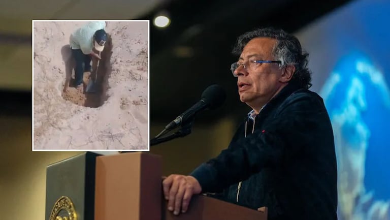 Petro se pronunció ante el hallazgo de dos cuerpos en la orilla del mar en un pueblo en la frontera con Venezuela.