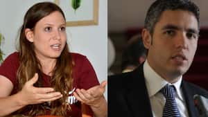 Diana Rojas y Juan Carlos Abadía.