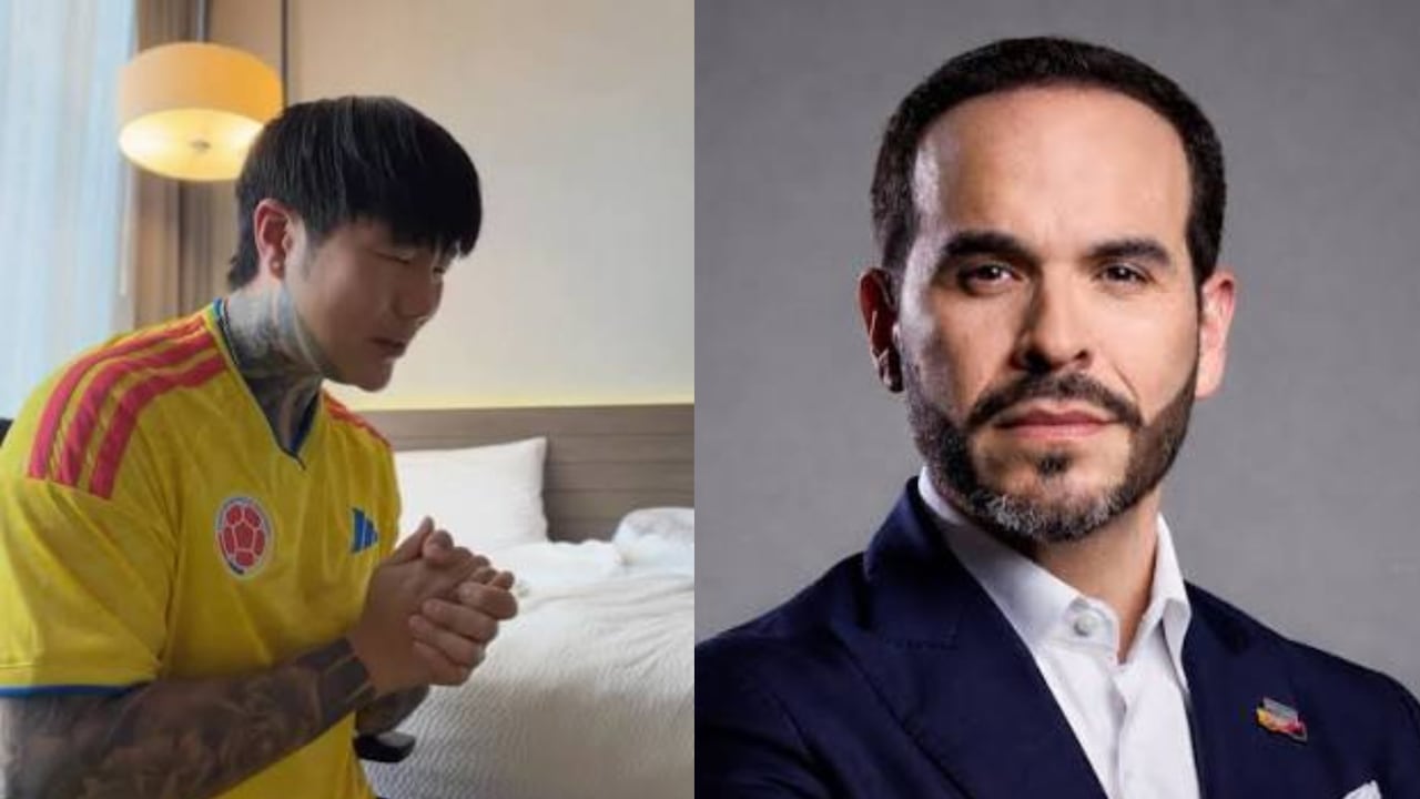 Zion Hwang pide la nacionalidad colombiana al presidente Abelardo De La Espriella