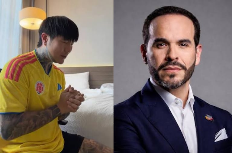Zion Hwang pide la nacionalidad colombiana al presidente Abelardo De La Espriella