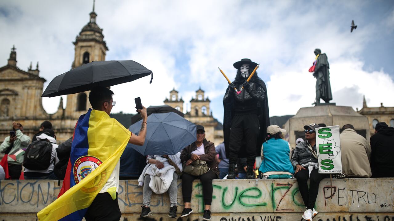 Protestas de Fecode en Bogotá