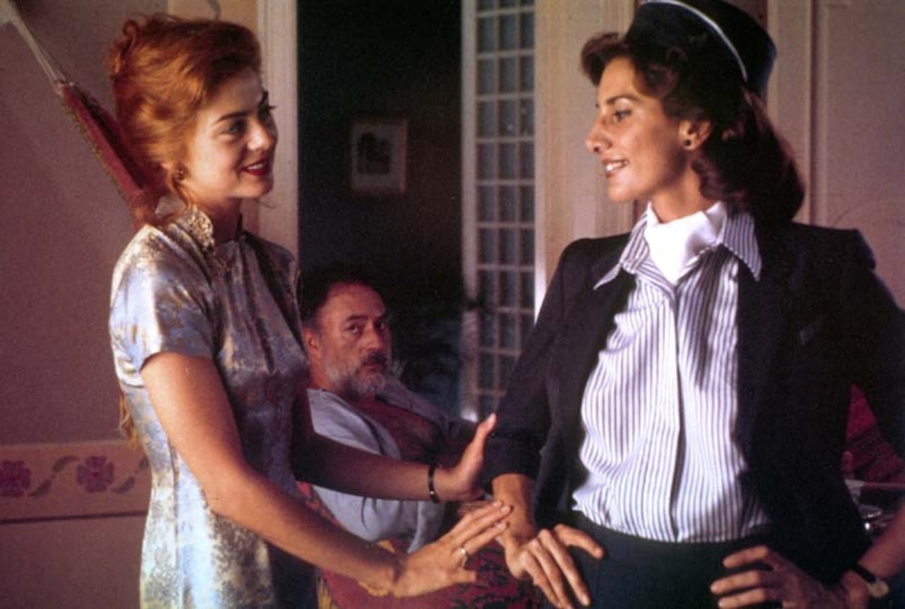 Margarita Rosa de Francisco, en Ilona llega con la lluvia, adaptación al cine de la novela del escritor Álvaro Mutis.