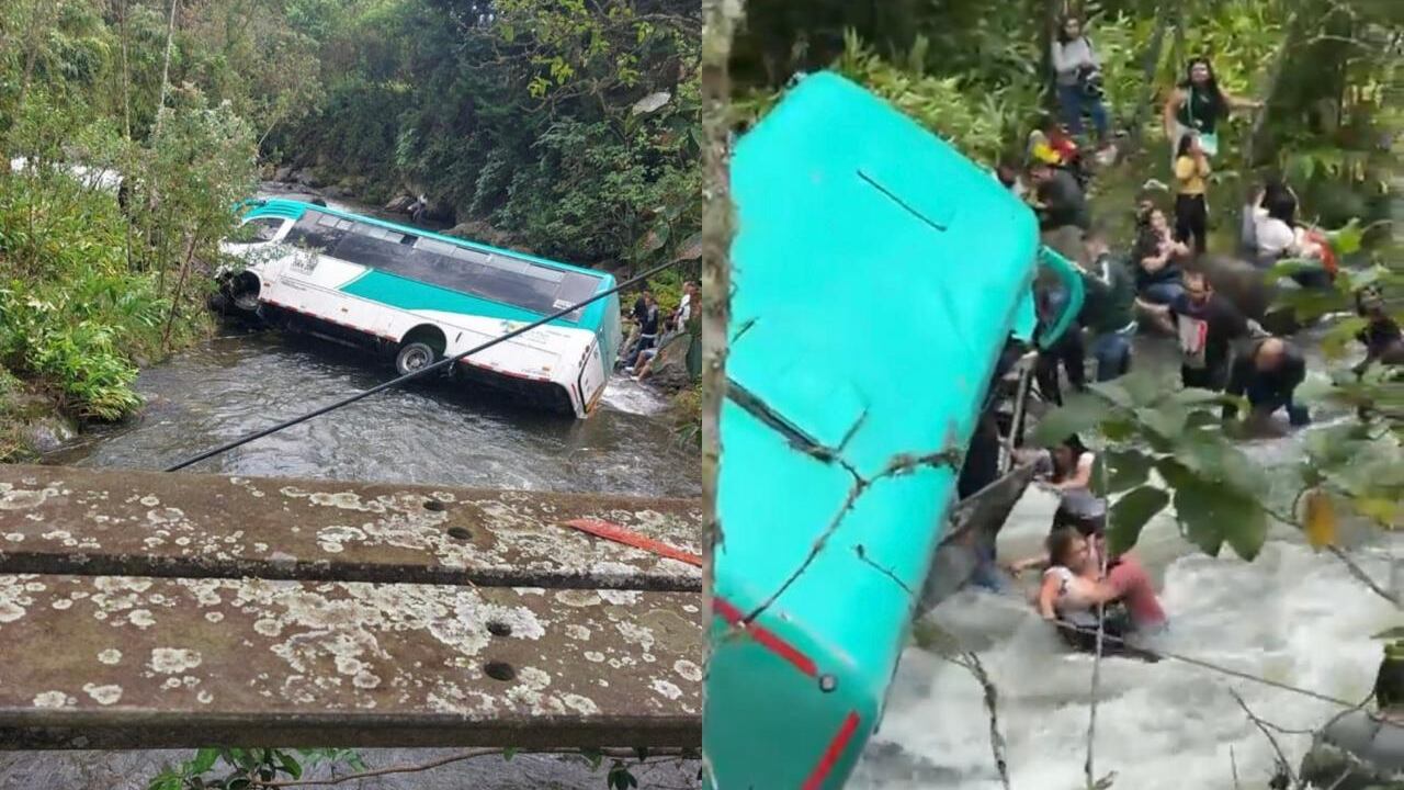 El accidente ocurrió en la vía que conecta el municipio de Salento con el Valle de Cocora, Quindío.