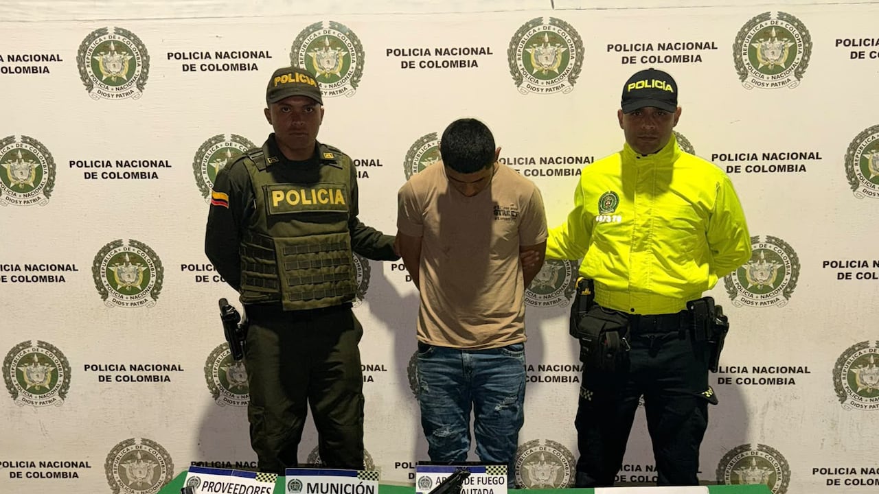 Alias Yeiner fue capturado en el municipio de Tuluá, en el centro del Valle del Cauca.