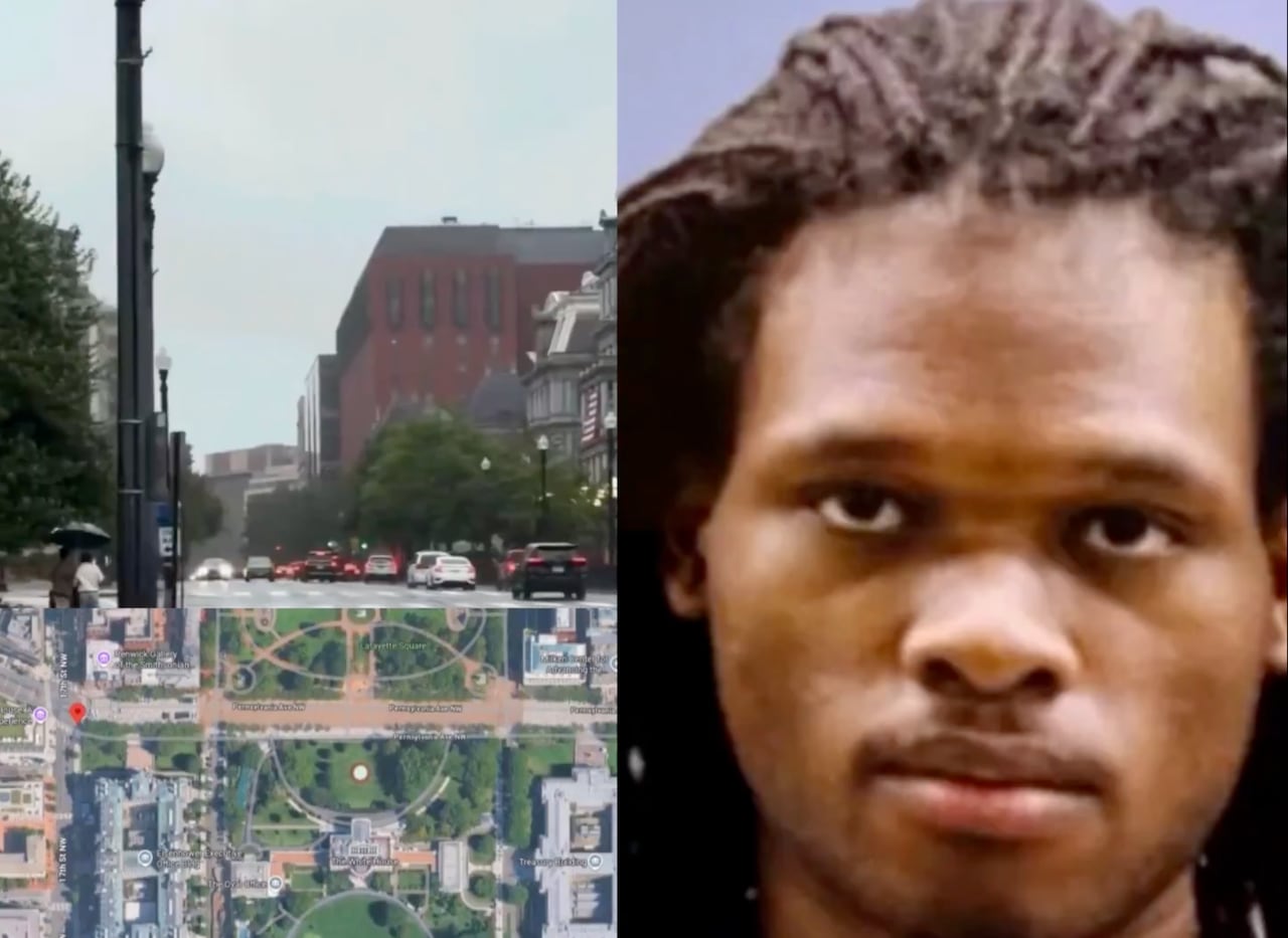 Nasir Best, de 21 años, abrió fuego contra un puesto de control de la Casa Blanca el sábado por la noche.
