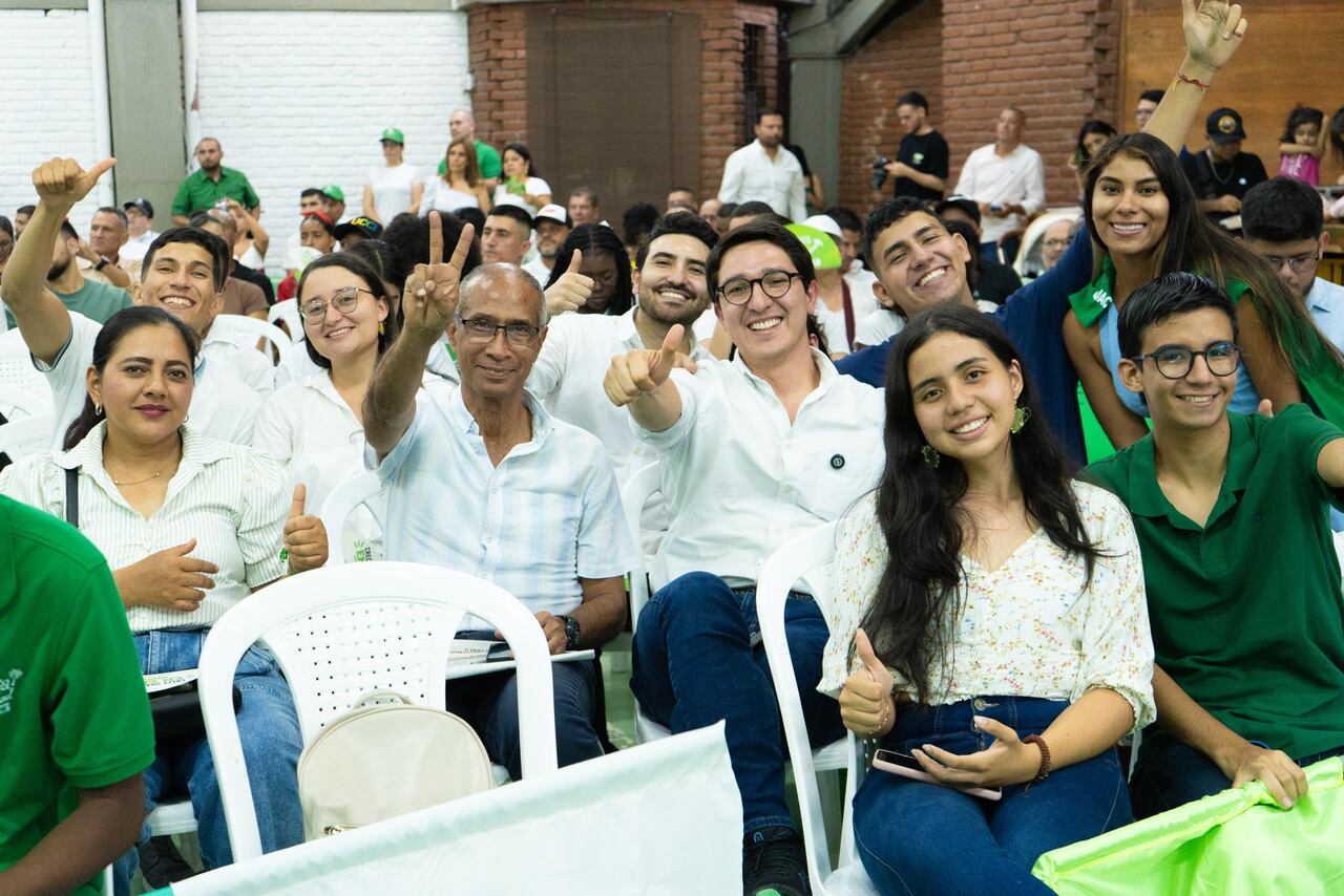 Encuentro de líderes del Partido Alianza Verde provenientes de diferentes municipios del Valle del Cauca.