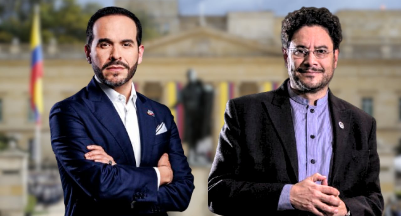 Abelardo de la Espriella e Iván Cepeda, candidatos presidenciales de la segunda vuelta.
