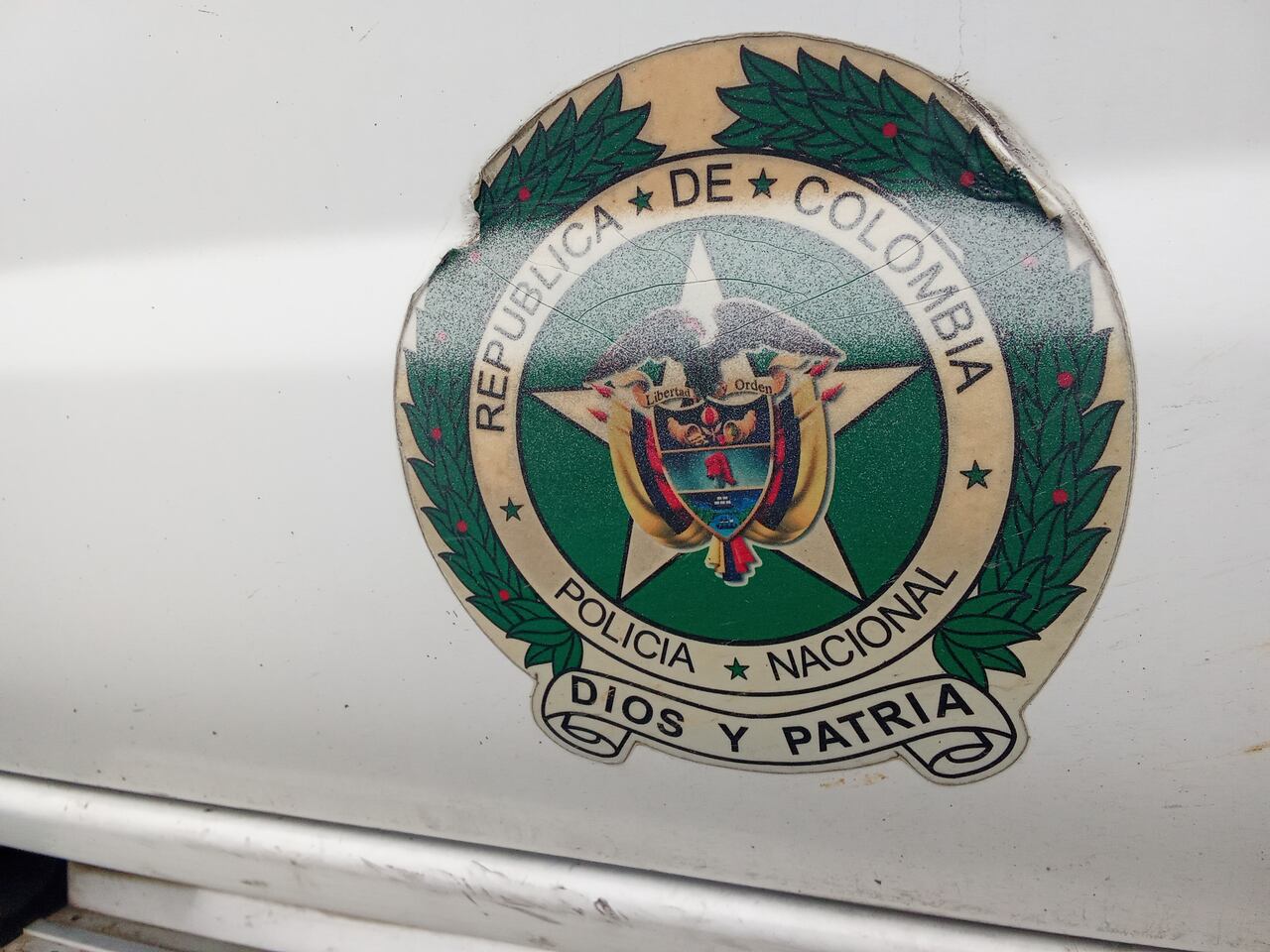 Imágenes de la Policía Nacional de Colombia, tomada en la ciudad de Popayán, Cauca.