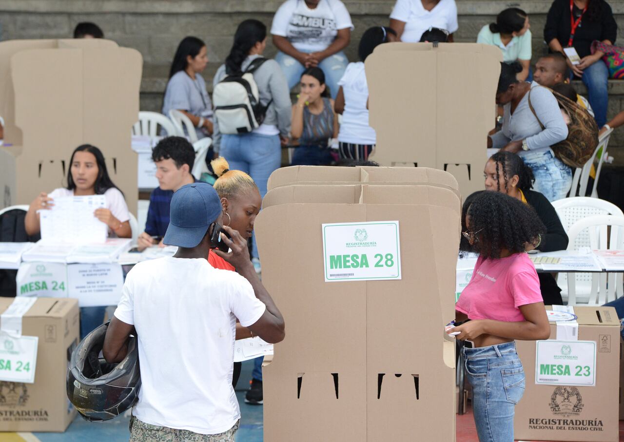 Cali: Elecciones regionales (Alcaldía, Gobernación. Concejo, Asamblea) 29 de octubre del 2023. Foto José L Guzmán. EL País.