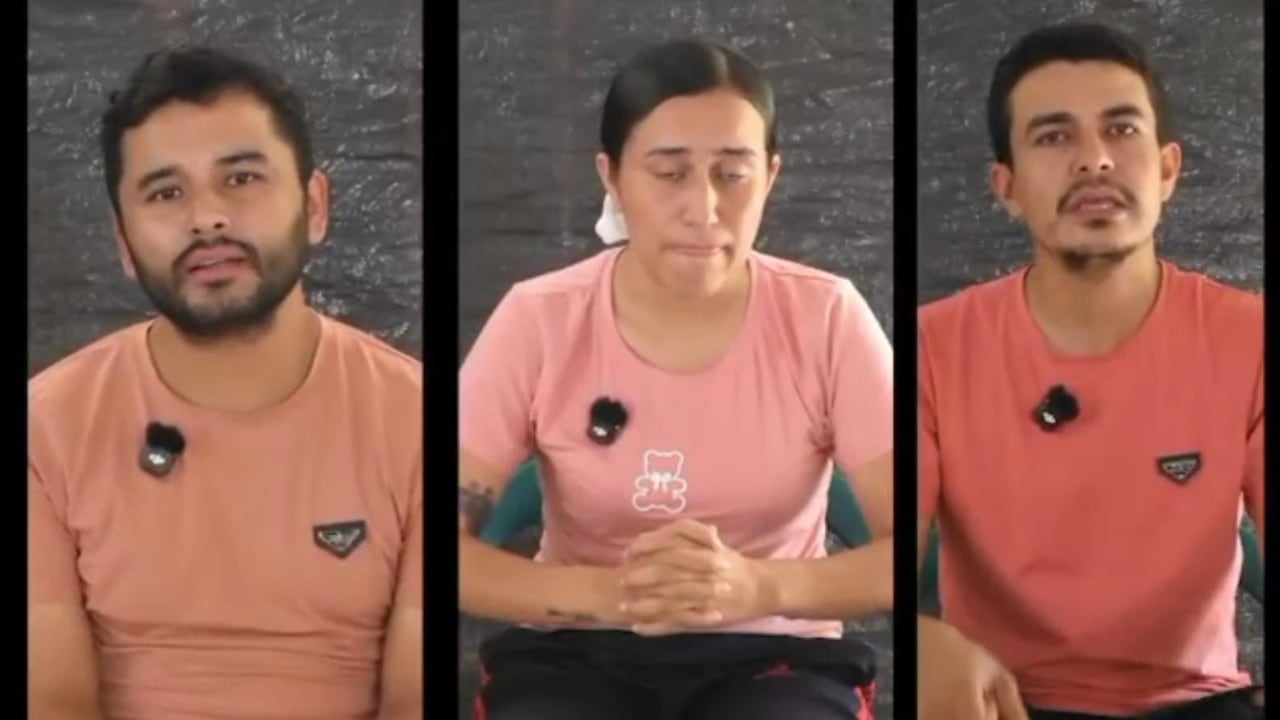 El ELN difundió un video como prueba de supervivencia de los tres integrantes de la Dijín secuestrados en la vía Ocaña-Cúcuta.