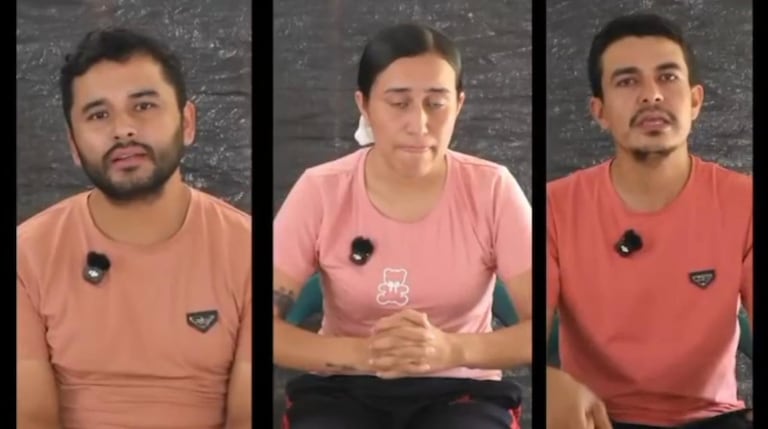 El ELN difundió un video como prueba de supervivencia de los tres integrantes de la Dijín secuestrados en la vía Ocaña-Cúcuta.