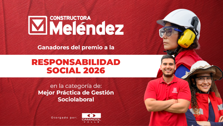 Constructora Meléndez recibe premio a la Responsabilidad Social 2026 por su modelo de bienestar laboral.