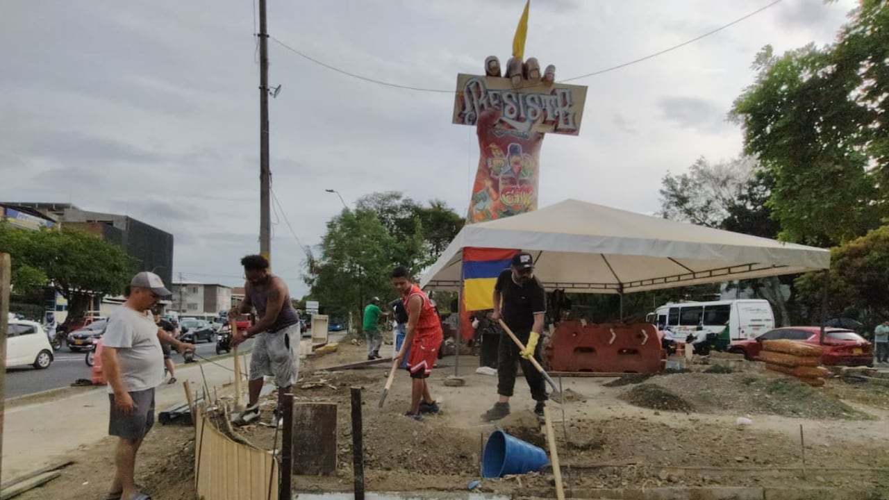 Monumento a la Resistencia amaneció nuevamente en el centro de la controversia pública en la ciudad de Cali.