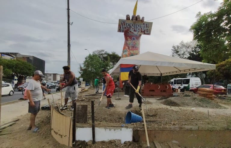Monumento a la Resistencia amaneció nuevamente en el centro de la controversia pública en la ciudad de Cali.
