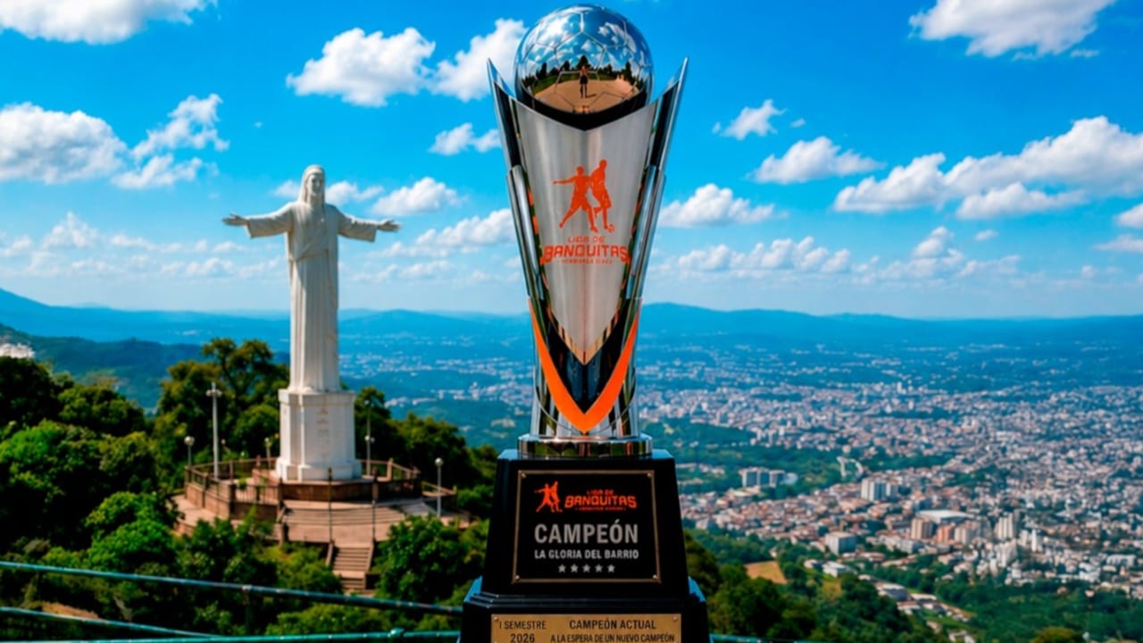Nuevo trofeo de la Liga Banquitas.