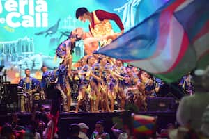 Vé: Lanzamiento de la Feria de Cali 2023 en su versión 66 desde el parque de las banderas. Foto José L Guzmán. El País