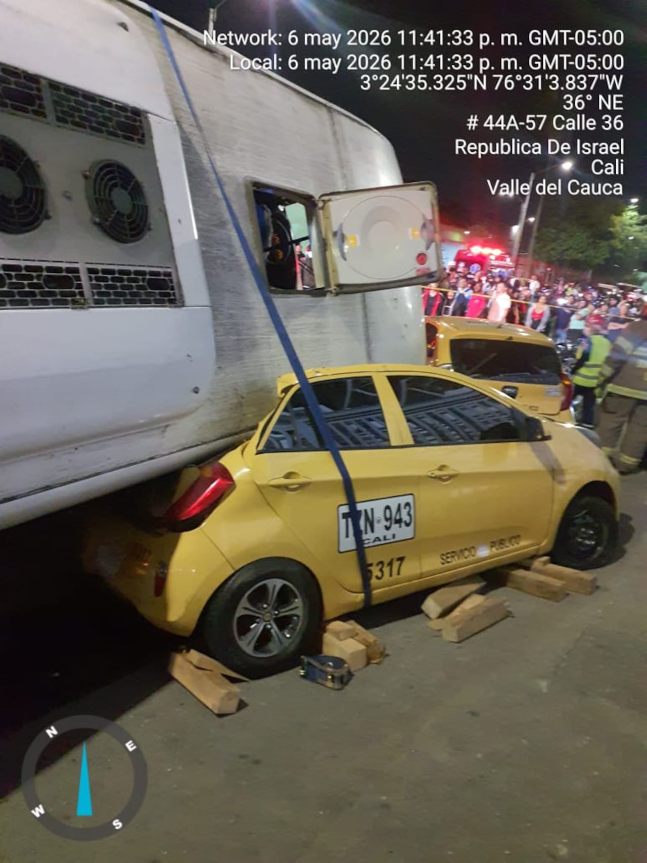 Accidente en Cali