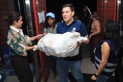 La Unidad Deportiva Jaime Aparicio también fue puesta a disposición para atender a los damnificados y recibir ayudas.