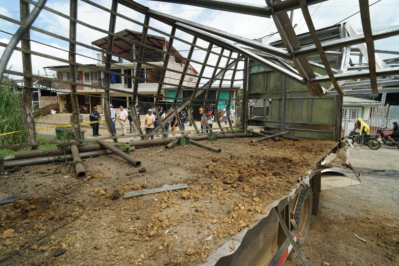 Ataque a estación de policía de Morales cauca por parte de disidencias de las FARC