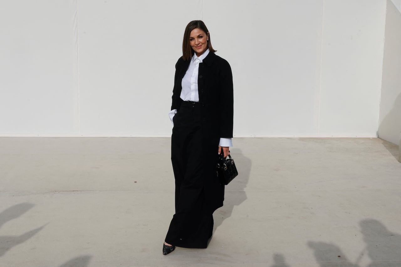 (FILES) French actress Nadia Fares arrives for the presentation of creations by Christian Dior for the Women Ready-to-wear Fall-Winter 2024/2025 collection as part of the Paris Fashion Week, in Paris on February 27, 2024. Actress Nadia Far�s was hospitalised after being found unconscious in a swimming pool in Paris, the Paris public prosecutor�s office said on April 14 2026, confirming a report by daily Le Parisien. (Photo by Geoffroy VAN DER HASSELT / AFP)