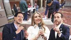 Iván Cepeda, Paloma Valencia y Abelardo de la Espriella, candidatos presidenciales.