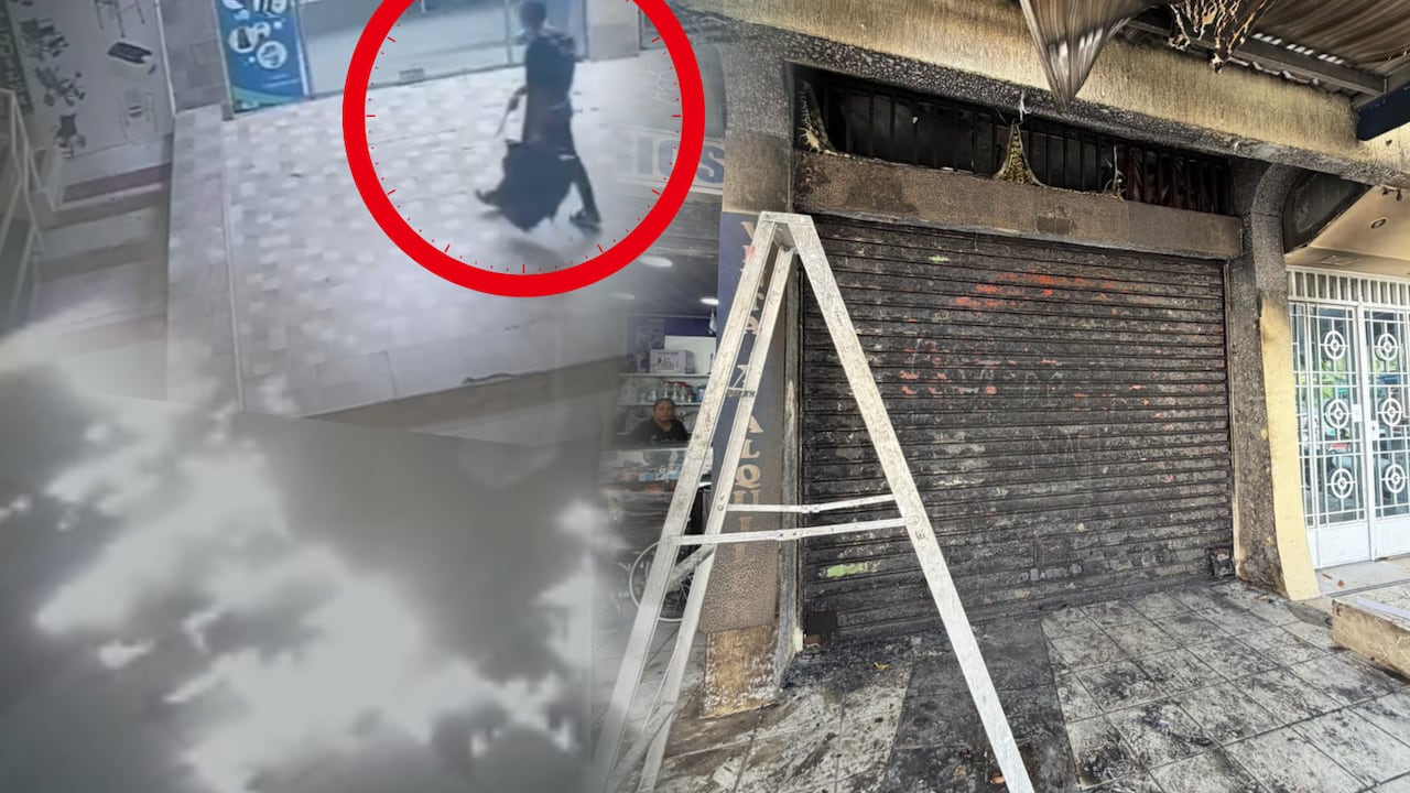 Comerciantes del sector de San Fernando viven momentos de terror luego de que sujetos incendiaran establecimientos de salud.