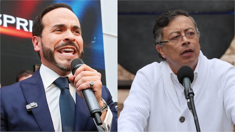 Abelardo de la Espriella y Gustavo Petro.