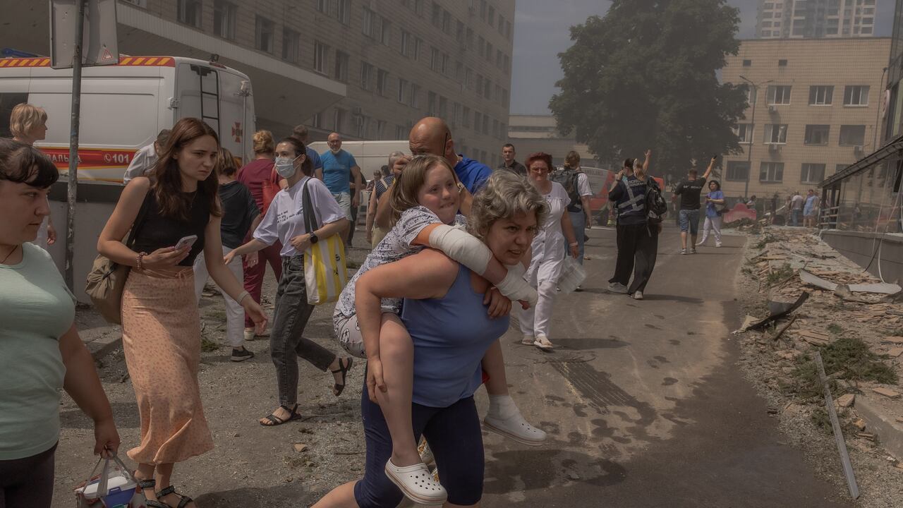 Bombardeo en Ucrania