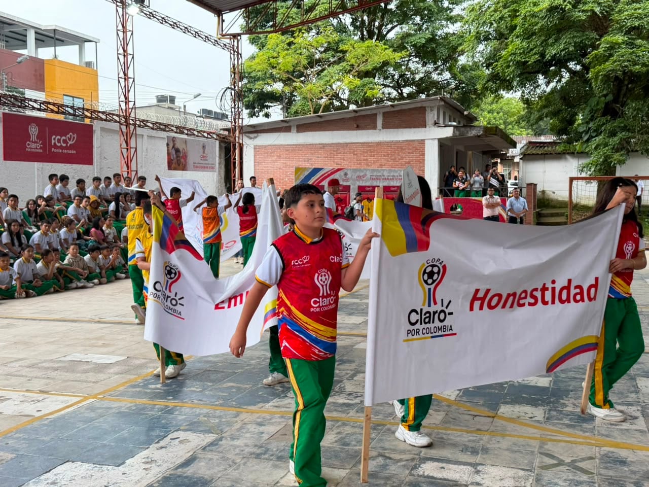Momento de la inauguración de la Copa Claro 2026.
