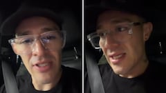 El cantante Luis Alfonso denunció el ataque a un camión de ayuda humanitaria.