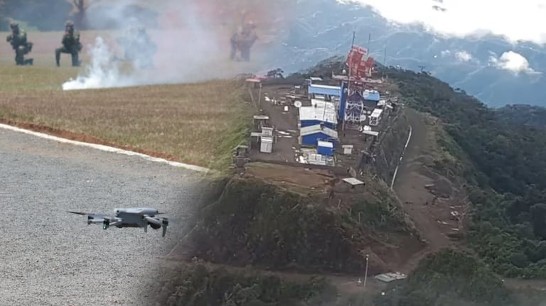 Radar aéreo en Cauca fue blanco de ataques con explosivos