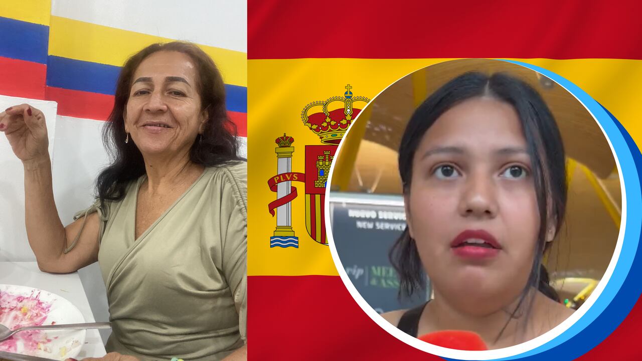 Crece la angustia por colombiana perdida en el aeropuerto de Madrid.