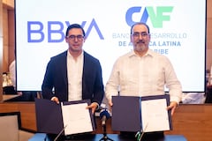El BBVA y el CAF firmaron la ampliación de una línea de crédito para brindar apoyo en la reconstrucción en zonas afectadas por el terremoto.