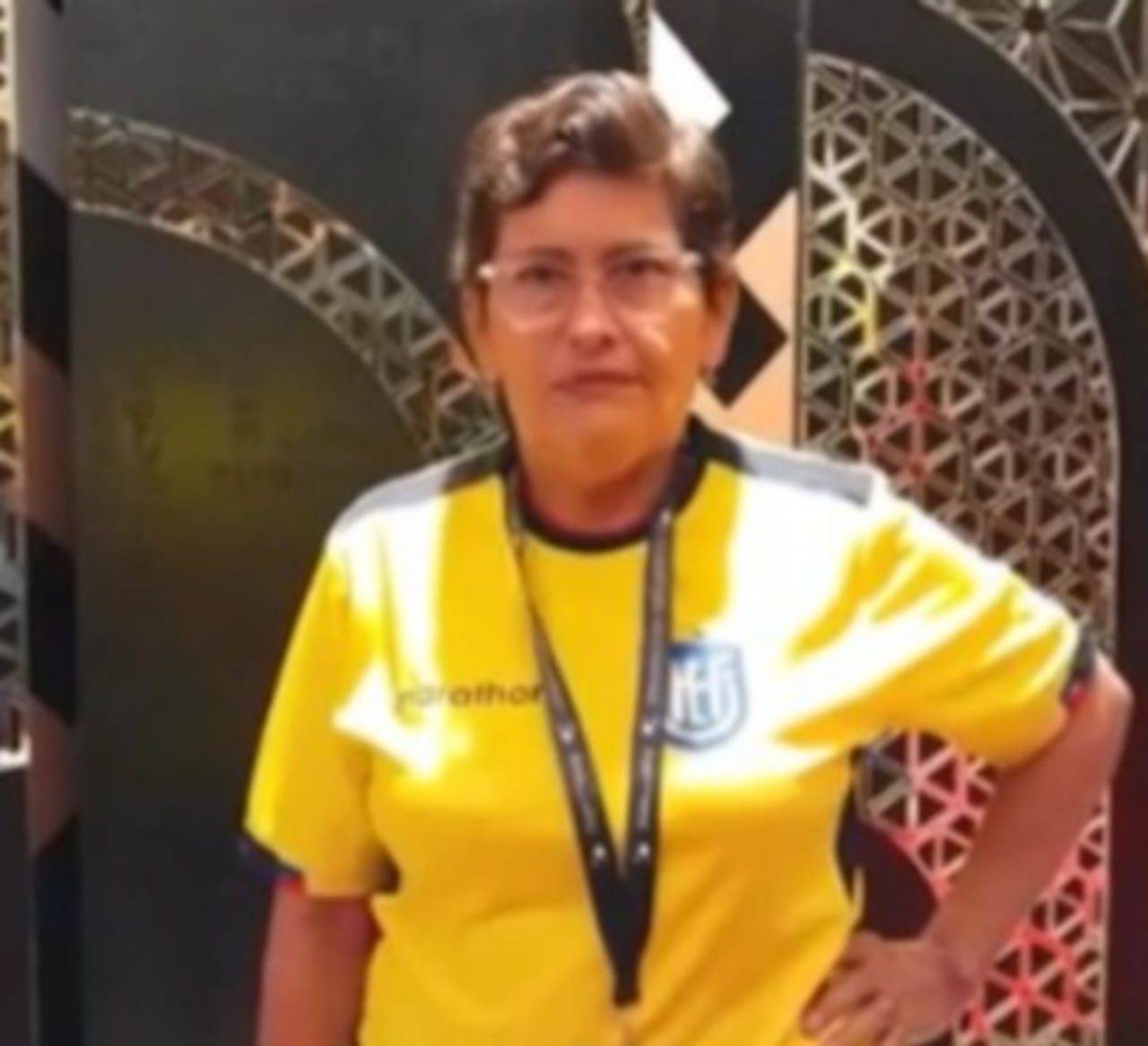 María del Jesús Pinargote ha estado en varios mundiales sin gastar un solo dólar.
