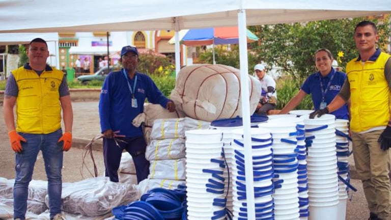 OIM lleva ayuda humanitaria de Estados Unidos a 30 municipios afectados por el terremoto en Colombia