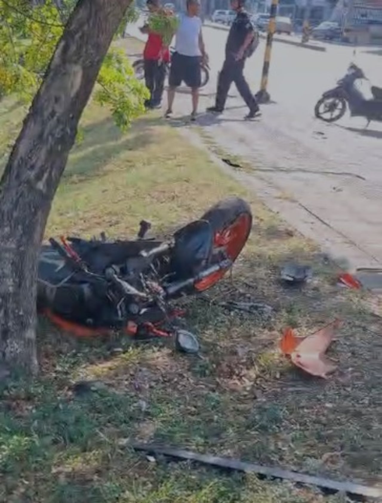 Fatal accidente en la Autopista de Cali deja un motociclista muerto