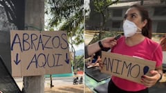 ‘Abrazos aquí’ brinda apoyo emocional a damnificados en Cali