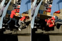 Esta es una de las imágenes que se conocen del hecho ocurrido en el centro de Cali.