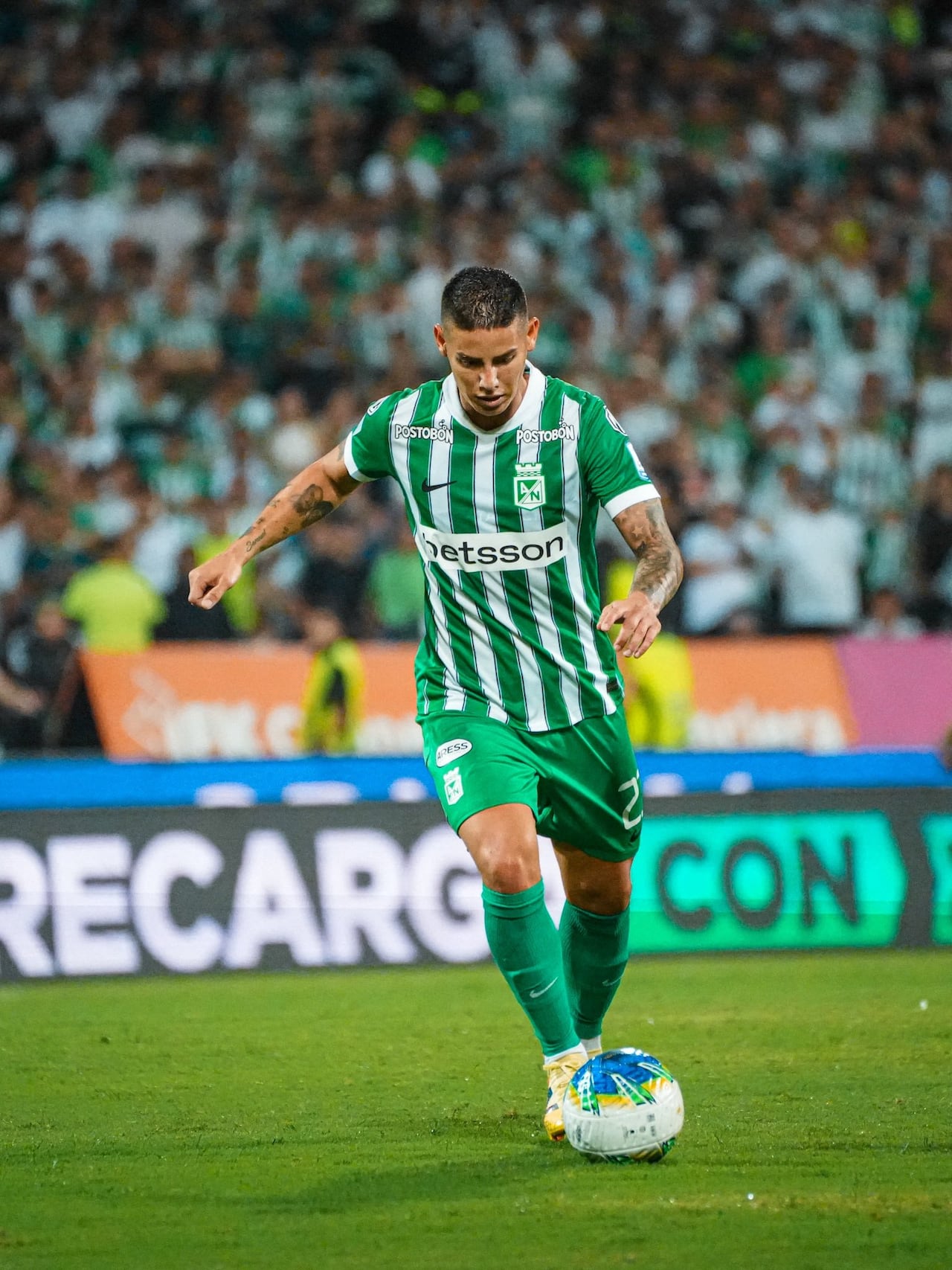 James Rodríguez con Atlético Nacional