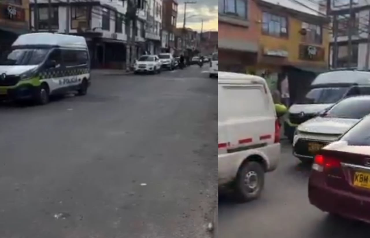 la emergencia se desató durante un presunto intento de fleteo que comenzó al interior de un restaurante de la carrera 78b con calle 38c Sur.
