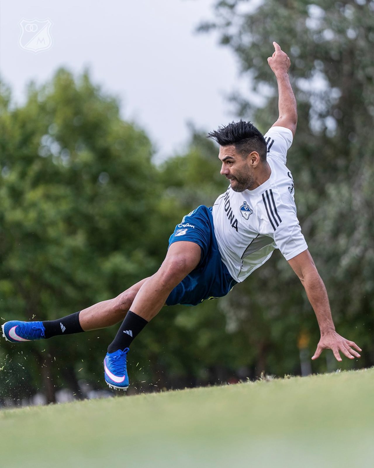 Radamel Falcao se unió a la concentración de Millonarios en Buenos Aires, Argentina.
