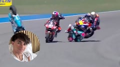 El piloto colombo español David Alonso sufrió una fuerte caída durante la tercera vuelta en el Circuito Internacional de Buriram, en Tailandia.