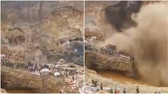 Autoridades y equipos de rescate inspeccionan la mina de Lualaba tras el derrumbe que provocó decenas de víctimas.