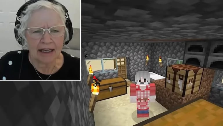 Sue Jacquot, de 81 años, conquistó internet al transformar su amor por Minecraft en una historia de esperanza.