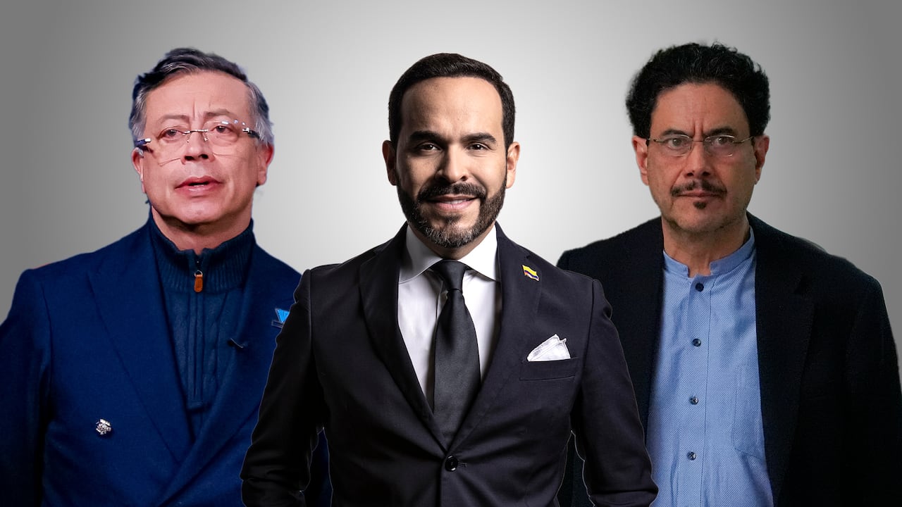 Gustavo Petro, Abelardo De La Espriella e Iván Cepeda.