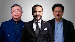 Gustavo Petro, Abelardo De La Espriella e Iván Cepeda.